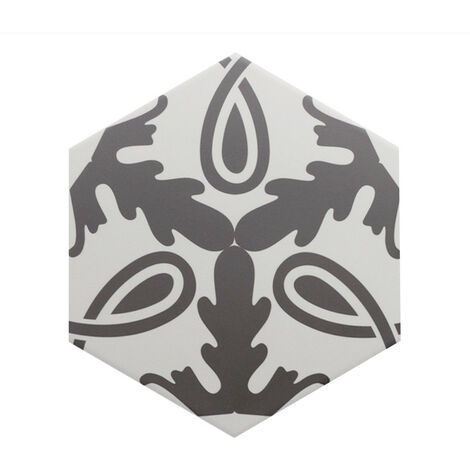 Carrelage sol / mur hexagonal à motif coloré 17,5x20 cm COIMBRA ETERNA 30660 (vendu par boite de 0,71m2)