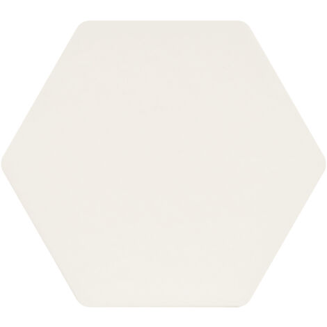 Carrelage sol / mur hexagonal blanc 17x15 cm MINIMA8.6 BIANCO (vendu par boite de 0,57m2)