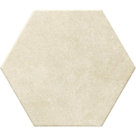 Carrelage sol / mur hexagonal effet ciment 25x21,6 cm TERRACRETA Marna Esagono (vendu par boite de 1.18m2)