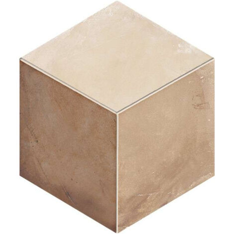 Carrelage sol / mur hexagonal effet ciment motif cube 25 x 21.6 cm TERRA ROMBO HEXAGONAL 25x21,6 cm (vendu par boite de 1,17m2)