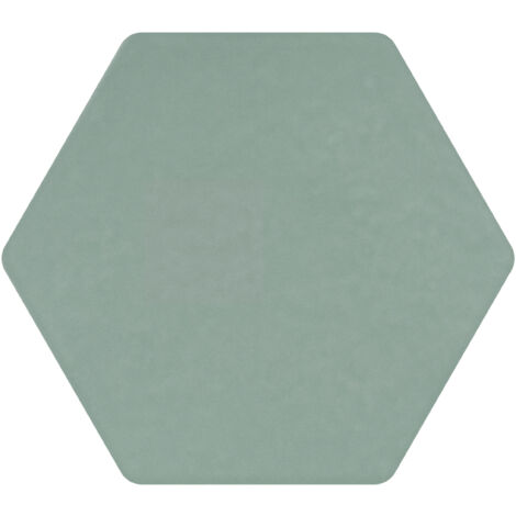 Carrelage sol / mur hexagonal vert 17x15 cm MINIMA8.6 SALVIA (vendu par boite de 0,57m2)