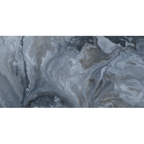 Carrelage sol poli effet marbre Bahia Blue bold 60x120 cm - Réflex boutique