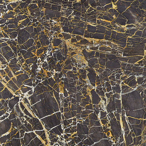 Carrelage sol poli effet marbre Black gold 60x60 cm - Réflex boutique