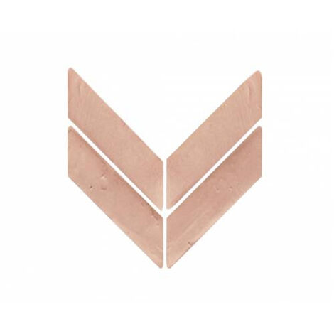 Carrelage terre cuite naturelle brute – Formats spéciaux chevron 31x6.8x2cm – Surface 0.25m² – Finition artisanale unique