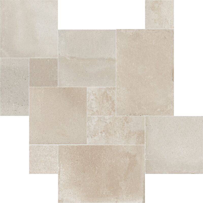 Tinker - Carrelage Terre cuite Portofino beige clair Antiderapant 44x66 cm