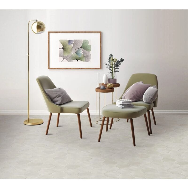 Carrelage Imitation Carreaux de ciment capri 14x16 Rassa Grey - Les Carreaux de Jean