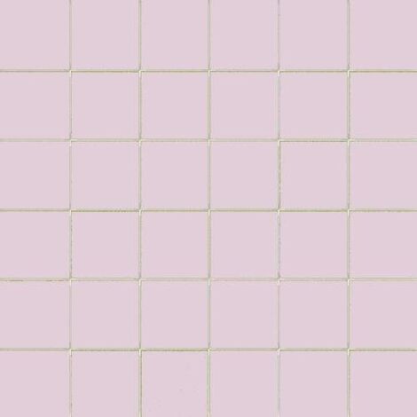 Carrelage uni 5x5 cm MALVA MATT sur trame - 1m²