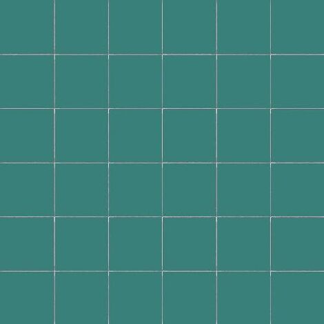 Carrelage uni 5x5 cm SALVIA MATT sur trame - 1m²