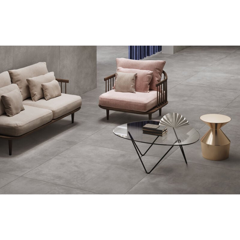 Grès cérame - timeline - Grey - 80x80 - Naturelle - (1,28 m²)