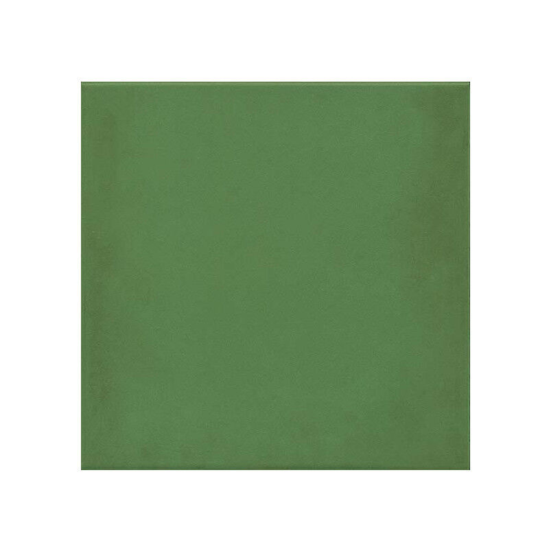 Carrelage grès cérame effet carreau ciment 1900 20x20cm 20x20 cm Vert Sauge - Satiné - boîte de 1 m2 - Gioia Materia