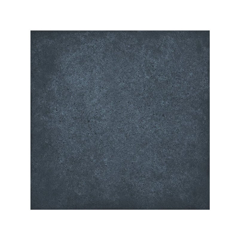 Carrelage grès cérame effet carreau ciment art nouveau uni 20x20 cm Bleu foncé - Mat - boîte de 1 m2 - Gioia Materia
