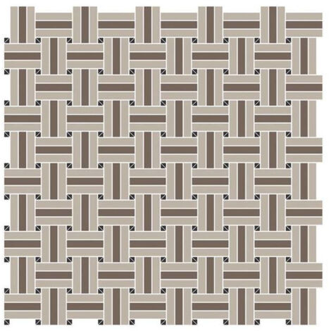 Carrelage VICTORIAN WEAVE  INTERLACE 1 - boîte de 0.80 m2  INTERLACE 1 -  - boîte de 0.40 m2