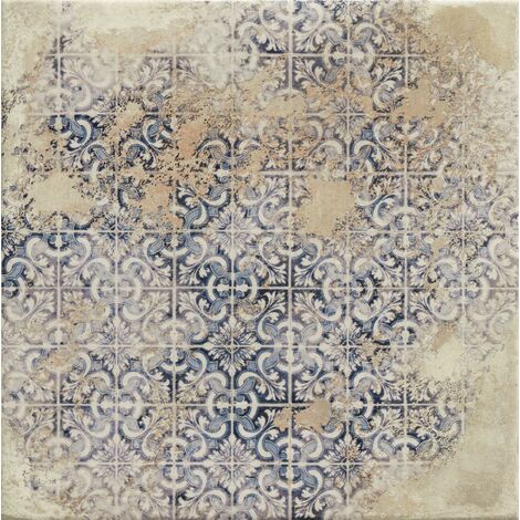 Carrelage vieilli APOLINIA DECO BEIGE - 33x33 - 1 m²