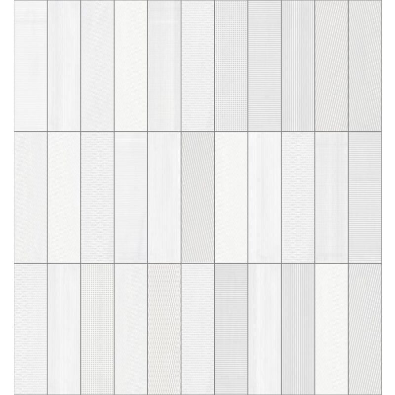 Tinker - Carrelage Zellige Paris blanc Brillant 8x31.5 cm