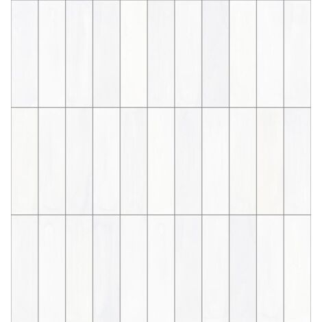 Carrelage Zellige Paris blanc Brillant 8x31.5 cm