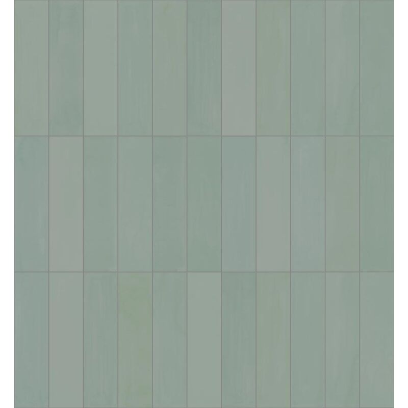 Tinker - Carrelage Zellige Paris vert Brillant 8x31.5 cm