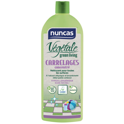Carrelages Concentré Nettoyant Toutes Surfaces Végétale 1l - Nuncas