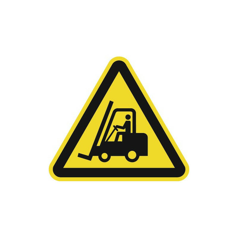 Image of Segnale di avvertimento ASR A1.3 / DIN EN ISO 7010 200mm avvertimento di pellicola per camion industriali