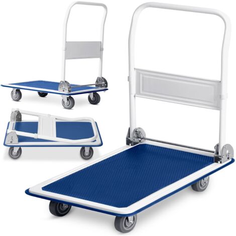 Carrello a mano HM-506, bianco e blu