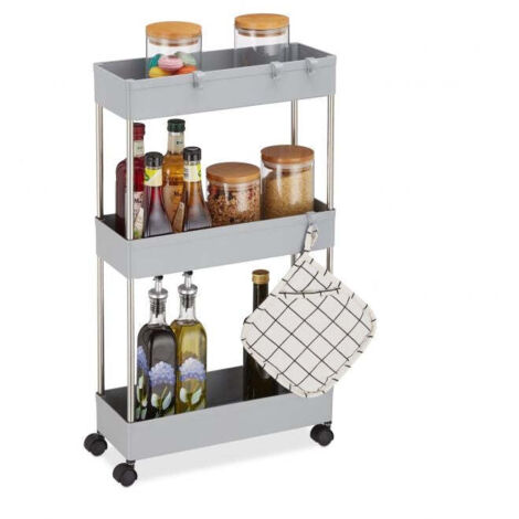 Carrello a nicchia a 3 livelli