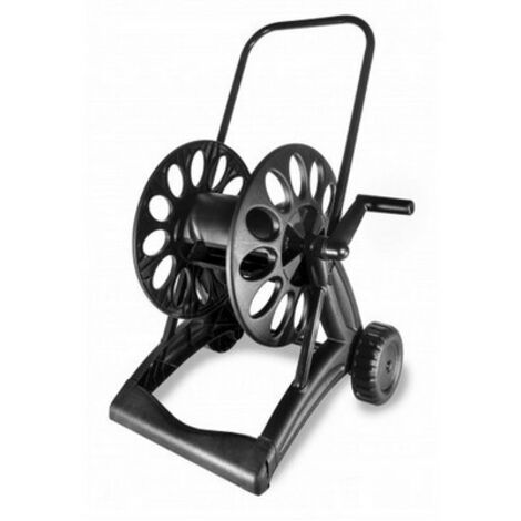 CARRELLO AVVOLGITUBO CON SPALLA E RULLO per m 50 D.1/2 - m 35 D. 5/8