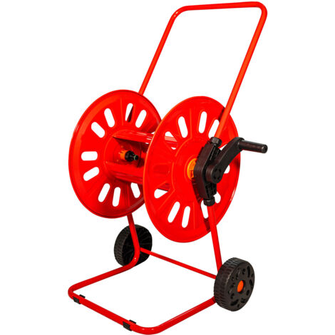 Carrello Avvolgitubo Manuale 80 mt in Acciaio Verniciato 311IT Agrati
