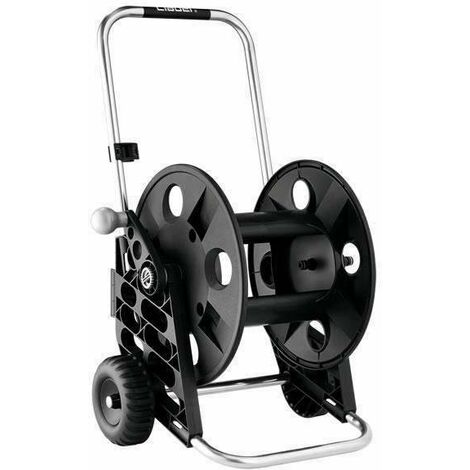 Carrello Avvolgitubo Nero per giardino