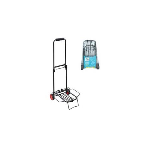 CARRELLO BAGAGLI ACCIAIO PORTOS  cm.31x38,5x86h.    XTRA