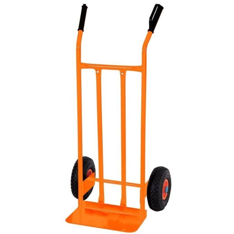 Carrello due ruote in acciaio portapacchi portasacchi 200 kg Brixo Basic