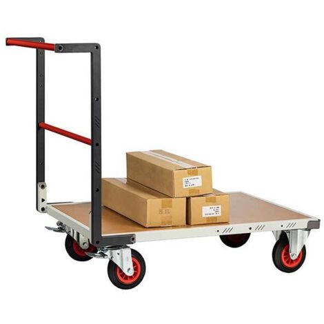 Carrello carico pesante - Piano legno medio 16 mm - Dimensioni 1000x595 mm - Carico 400 kg - 806722230
