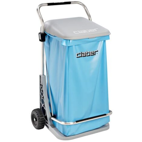 Carrello carry cart comfort claber 8926 pattumiera raccolta foglie rami