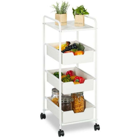 Carrello con 3 livelli e ripiano 88310