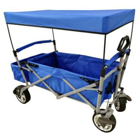 Carrello con 4 ruote Baja pieghevole con tettuccio carretto in metallo