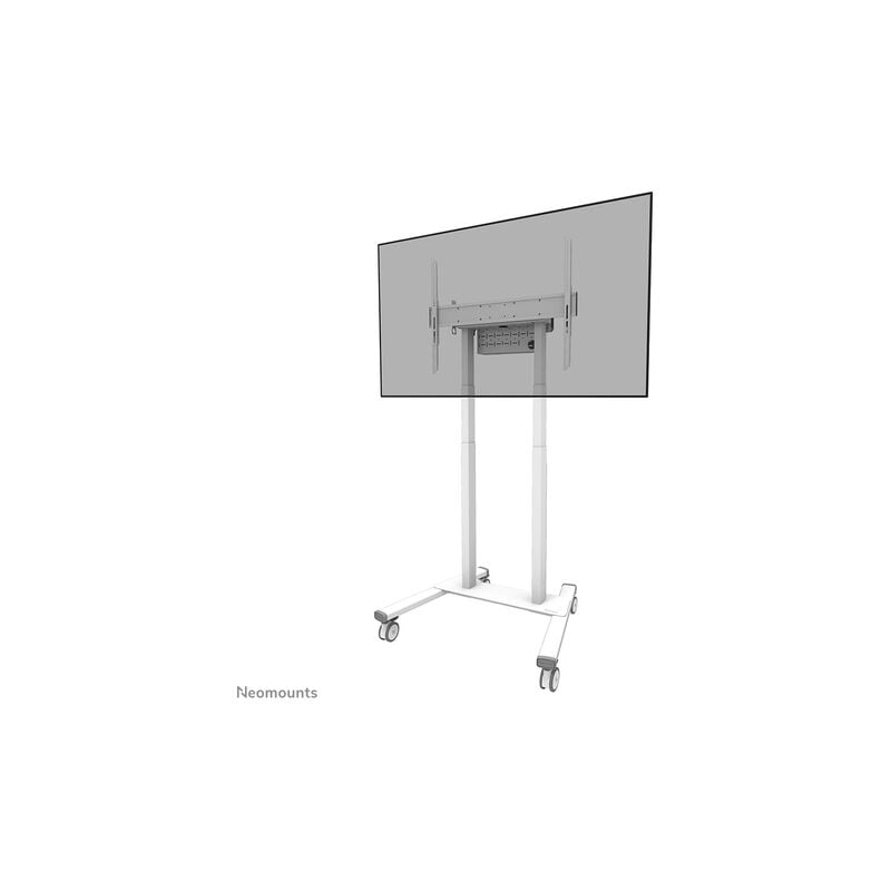 NEOMOUNTS byNEWSTAR MOTORISED Mobile Floor Stand - VESA 100X100 UP TO 800X600 White