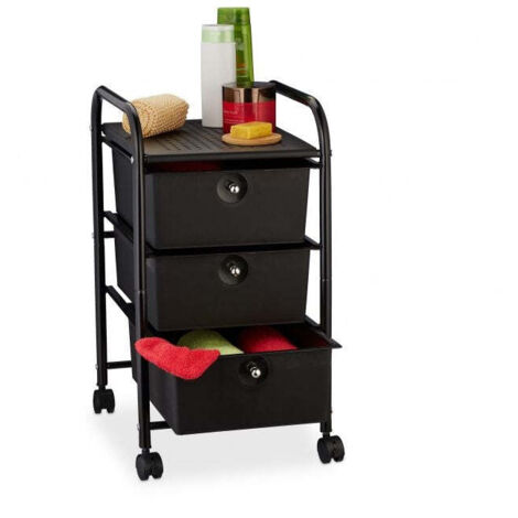 Carrello da bagno con 3 cassetti 88311