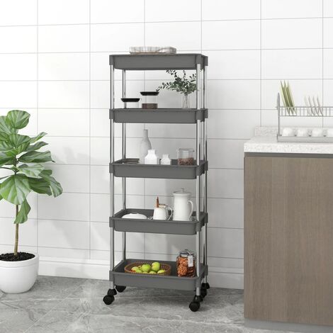 Carrello cucina grigio