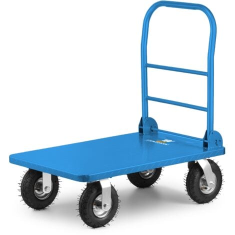 Carrello da trasporto - carrello magazzino - fino a 500kg - pieghevole - in acciaio