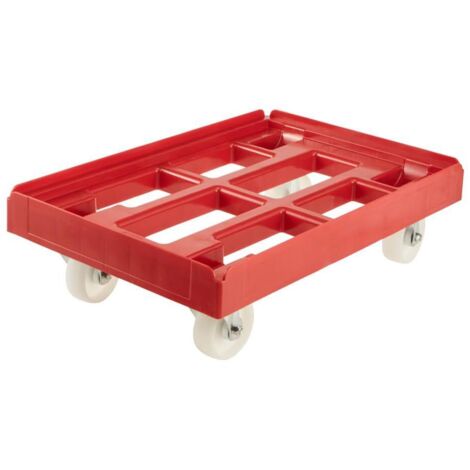 Carrello da trasporto keeeper rolf capacità 300 kg plastica