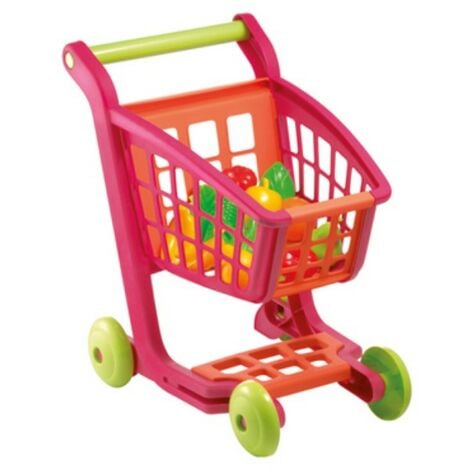 Carrello supermercato in metallo 97x66x43 cm