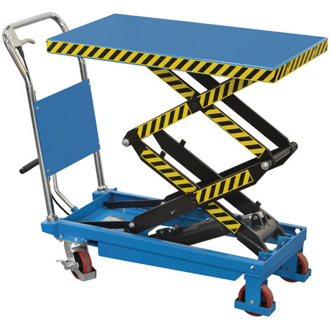Carrello elevatore a doppio pantografo regolabile 500 kg Fervi 0467