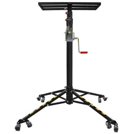 Ferrari Srl – Carrello elevatore telescopico 350 cm – Portata 125 kg – Base pieghevole a ombrello Ø1580 mm – Ultraleggero 23,5 kg