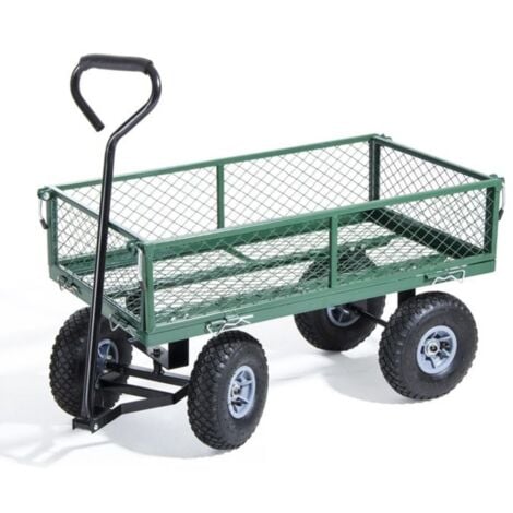 Carrello in acciaio con 4 ruote tassellate max 150 kg - biacchi ettore