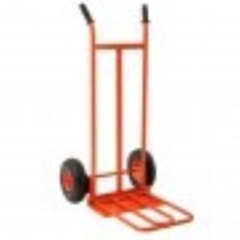 Carrello in acciaio ruote pneumatiche e pala basculante portata 200 kg - gierre