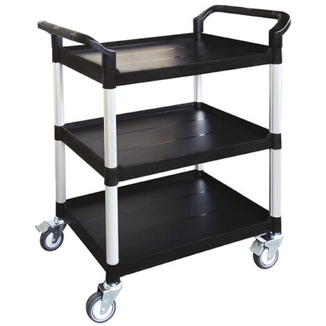 Carrello in polipropilene 3 piani - 680 x 450 mm - capacità 250 kg - S3C