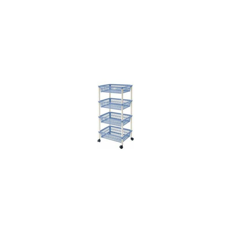 Carrello Mito 4 Piani Con Ruote Cm.40X29X85H. - cm.40x29x85h.