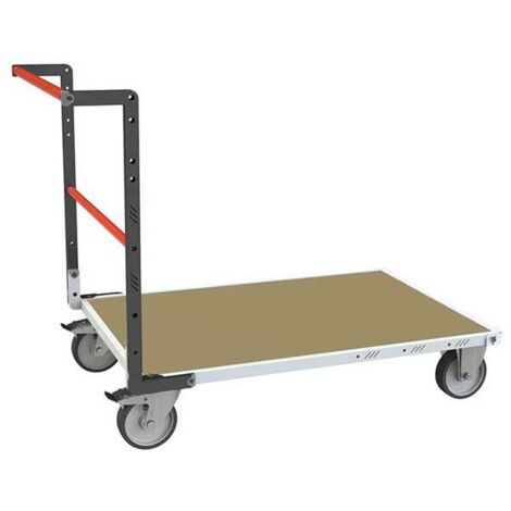 Carrello modulare con tubo su 1 lato - Piano 1115x750mm - Carico max 500kg - Pavimenti lisci - 806724611