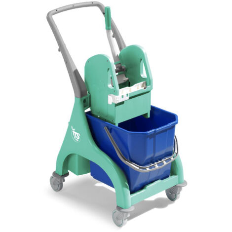 Carrello Nick verde da 15 Lt. con manico a U