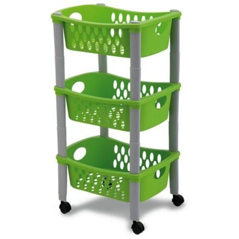 TUTTACASA Carrello P.3 Otello Cm 30X40 H 70 Stefanpl