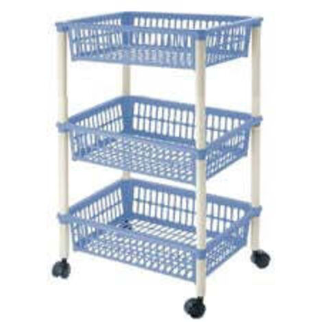 Carrello P.3 Mito Bianco Cm 40X29 H 62 Tontarelli