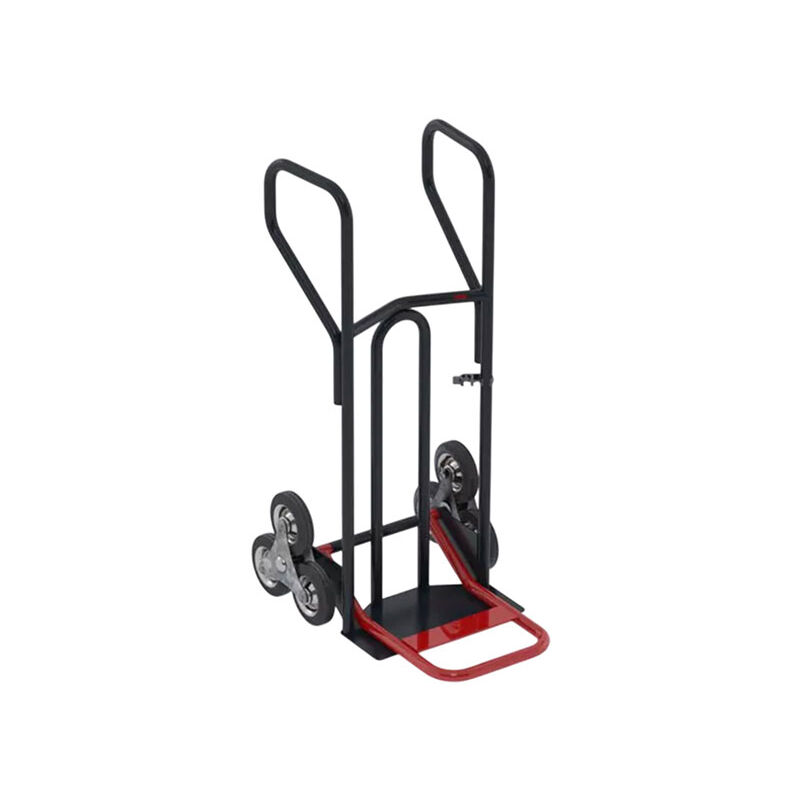 Carrello per carichi pesanti - Ribalta fissa + Forche pieghevoli - 400kg - DLPB20E0E
